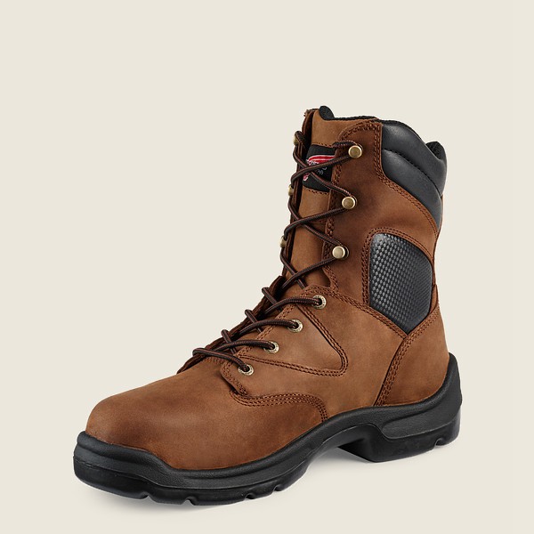 Safety Støvler Herre - Red Wing Flexbond - 8-Inch Toe Metguard - Brune - IJCWYG-975